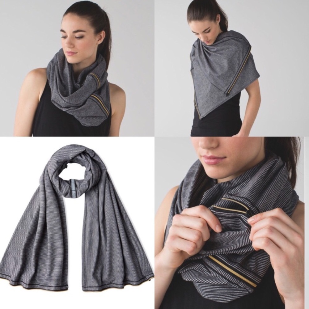 Lululemon Scarf with Zipper